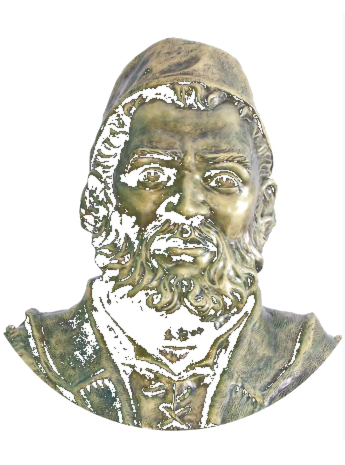 Bronze bust representing Luigi Lilio