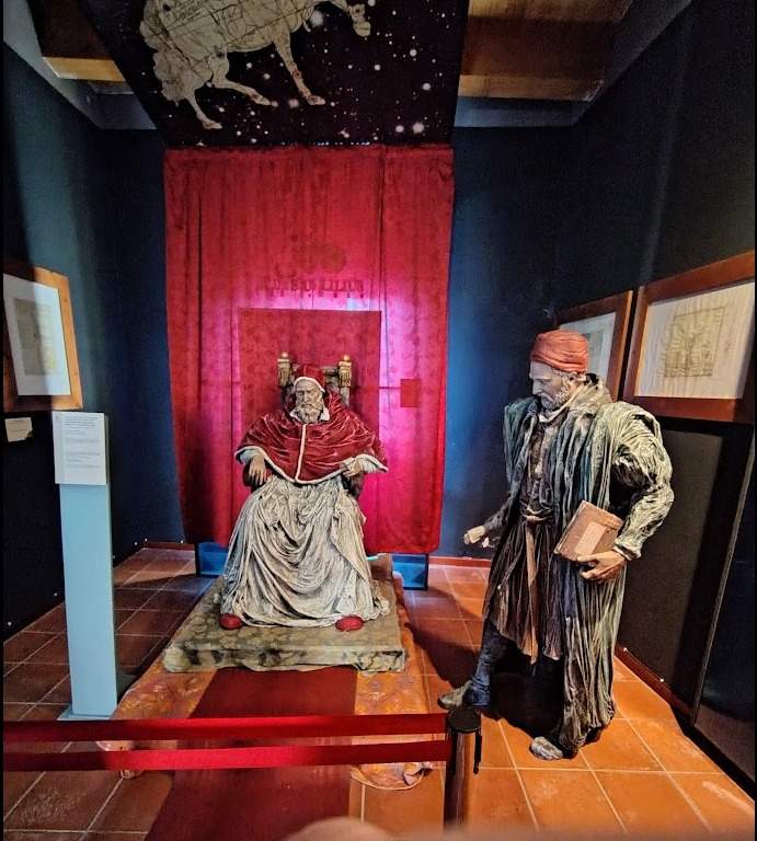 Interior exhibition at the Luigi Lilio museum in Cirò